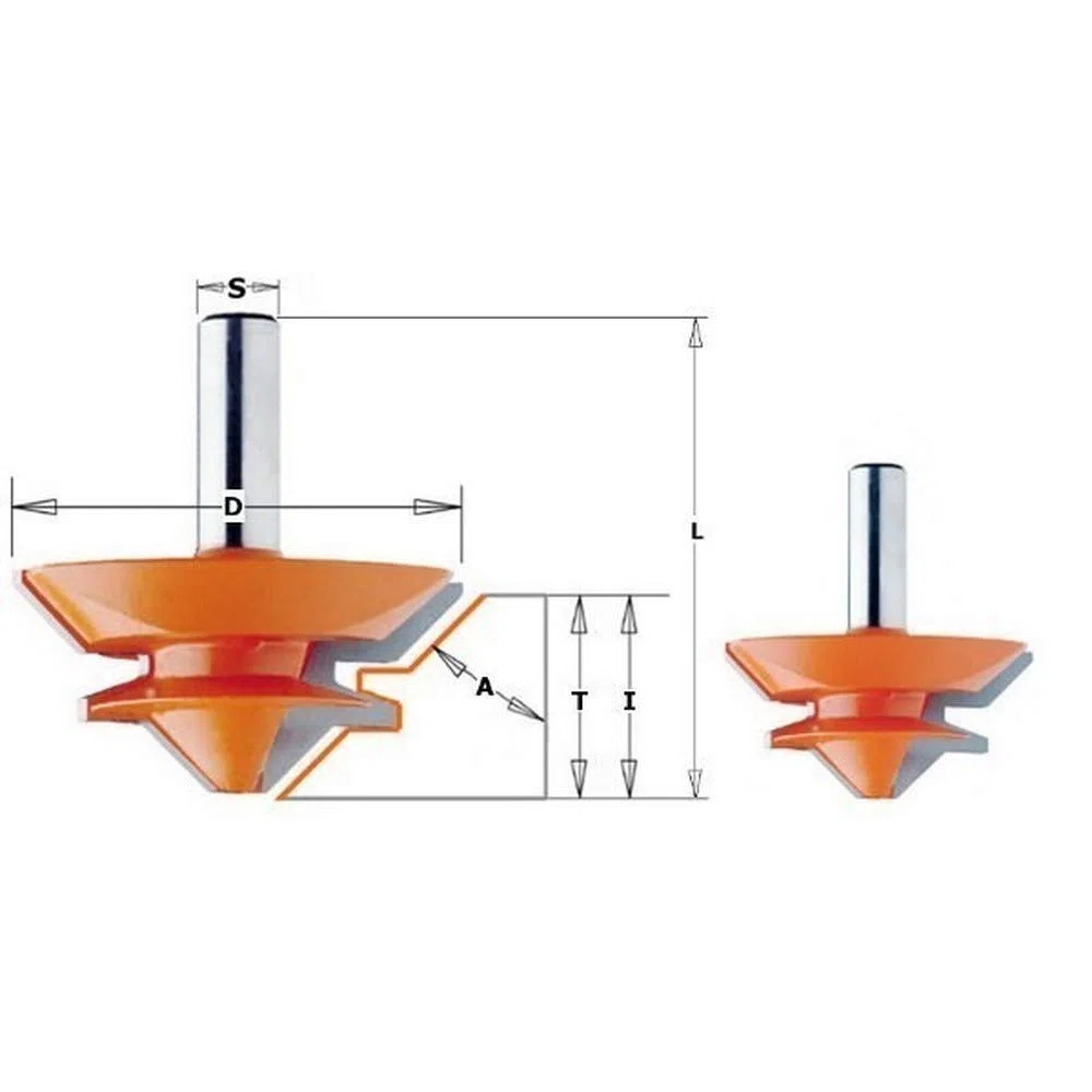 CMT 955.503.11 HM-FR.A MORTAISER 45 GR. S=12 D=70X29