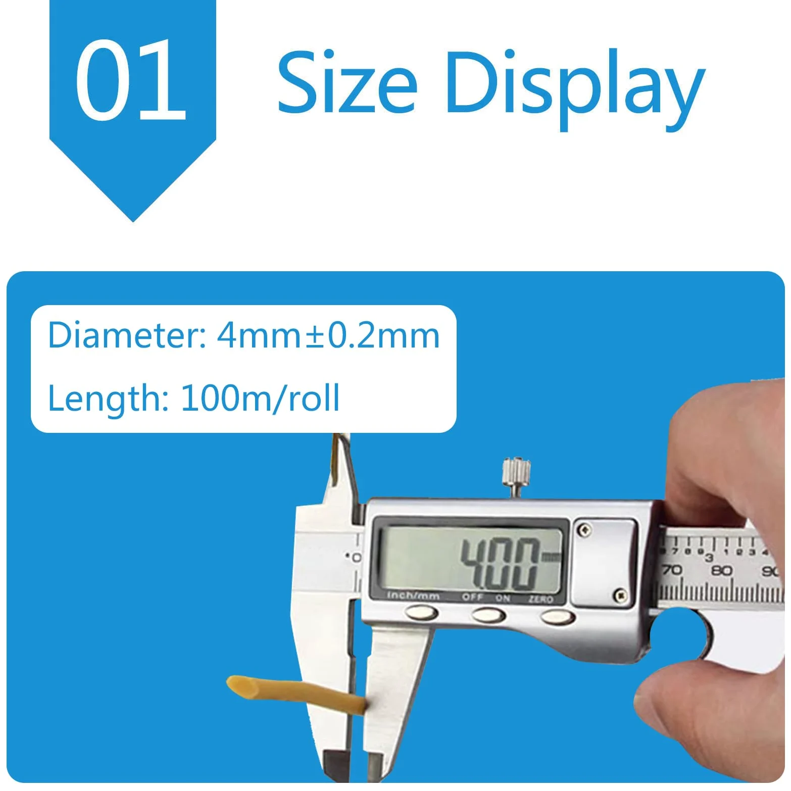 Baguettes de soudage en PVC for réparation de plastique et PU réutilisables - 100 mètres(Light Yellow)