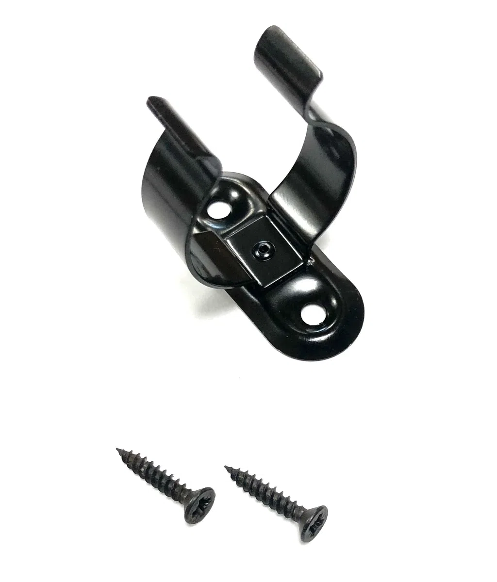 Lot de 100 pinces à outils en tissu éponge avec plaque arrière en acier au carbone Diamètre 25 mm