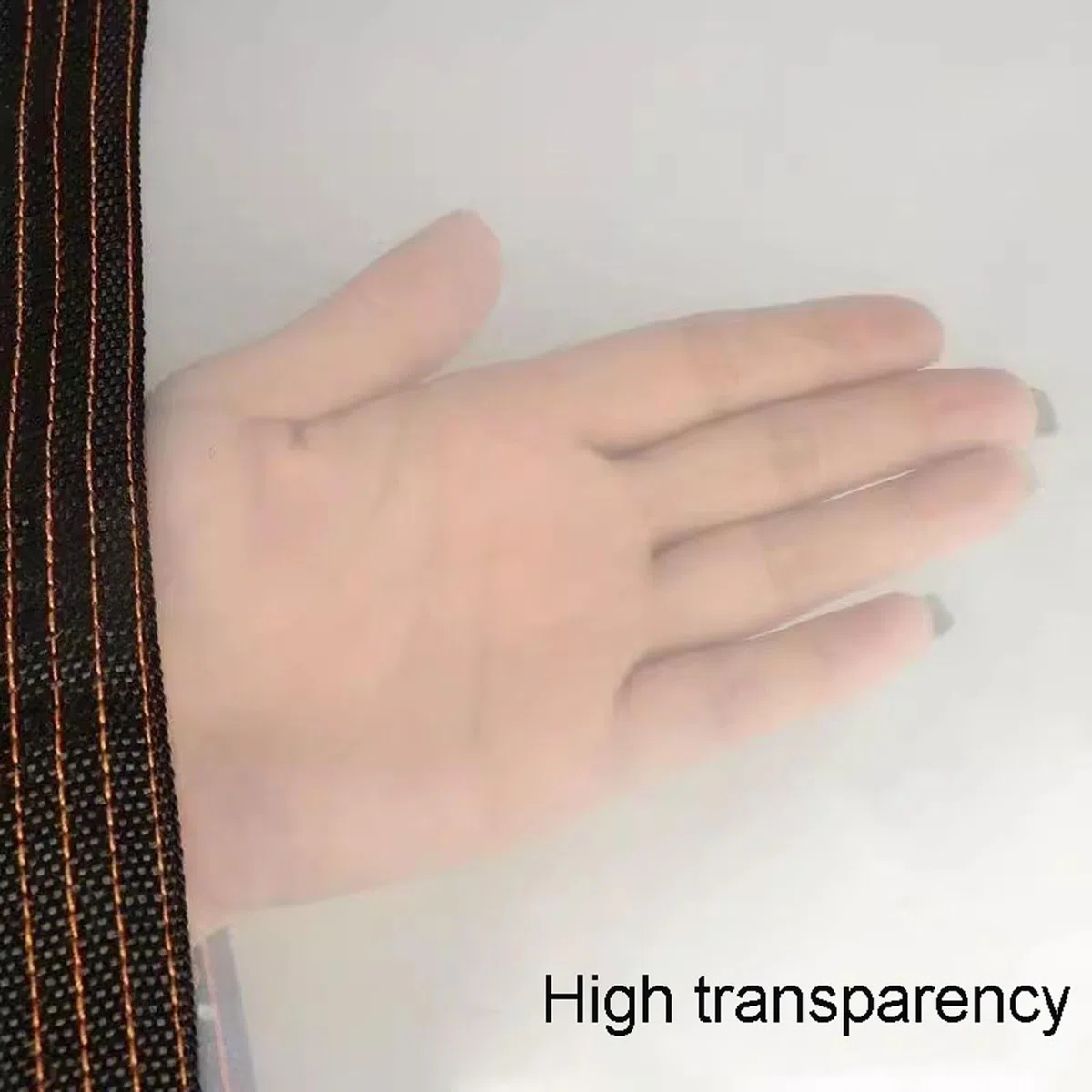 Bâche transparente imperméable et résistante avec œillets - 5 x 10 m - Bâche polyvalente en plastique pour serre, jardin, terrasse, extérieur