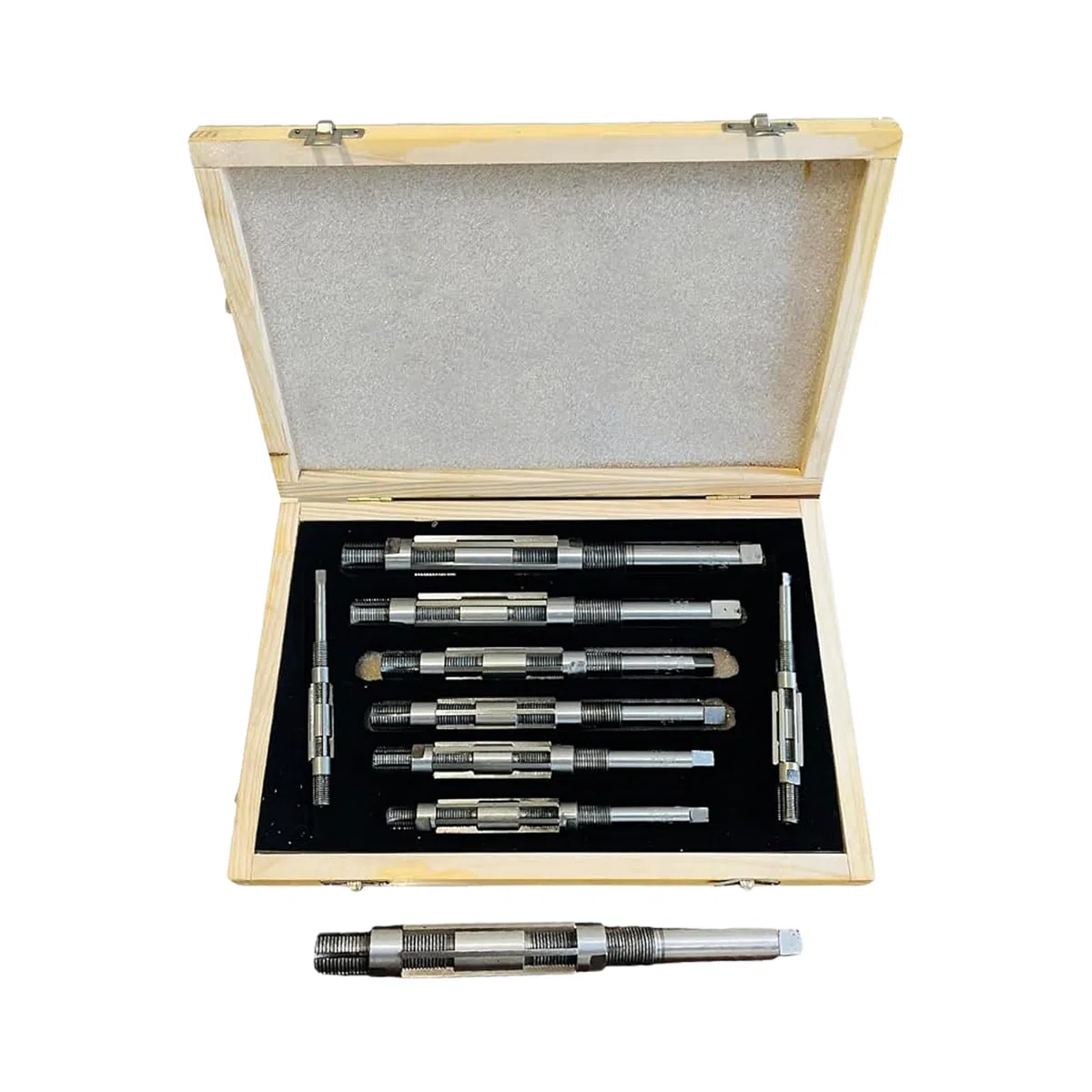 Alésoir manuel réglable H4 à H12 Tailles – 15/32" à 1-3/16" Outil d'alésage pour une finition précise des trous avec lames en acier au carbone – Outils à main pour métal et bois – 11,90