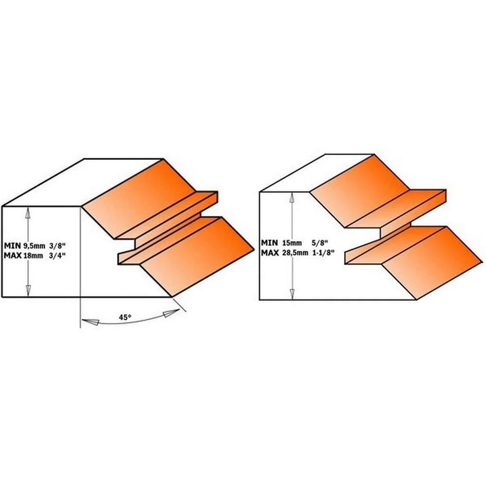 CMT 955.503.11 HM-FR.A MORTAISER 45 GR. S=12 D=70X29